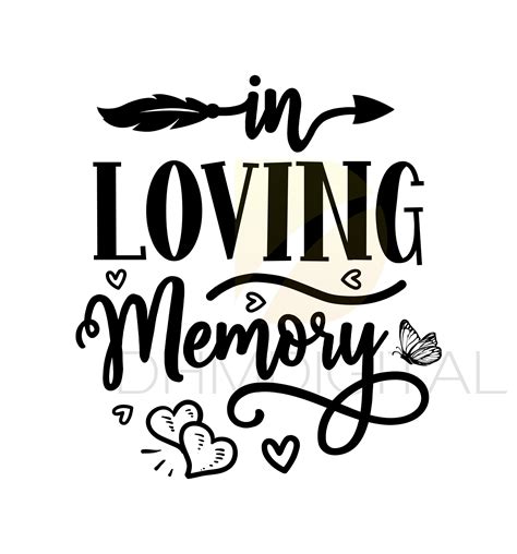 in loving memory svg|in loving memory wife svg.